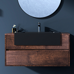 Фото Тумба с раковиной Black&White Universe U903.1000-2 100 rose wood