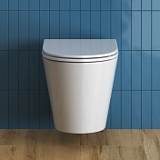 Унитаз подвесной BelBagno Tre безободковый , изображение 12