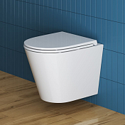 Унитаз подвесной BelBagno Tre безободковый , изображение 14