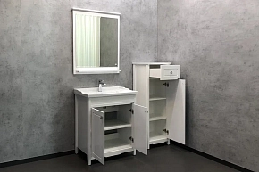 Фото Зеркало Comforty Тбилиси 70 белый глянец