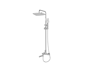 Фото Душевая стойка BelBagno Acqua ACQUA-VSCM-CRM