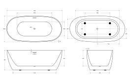 Изображение Акриловая ванна BelBagno BB415-1700-800 170х80 Акриловая ванна BelBagno BB415-1700-800 170х80 , изображение 8
