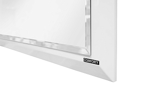 Фото Зеркало Comforty Империя 120 белый глянец