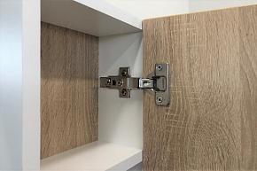Фото Зеркало-шкаф Comforty Рига 60 дуб сонома