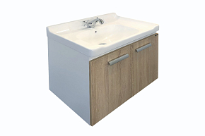 Фото Тумба с раковиной Comforty Рига 70 дуб сонома