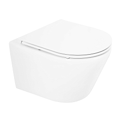 Фото Комплект BelBagno Tre BB8001CHR/SC/BB002-80/BB014-SR-BIANCO кнопка смыва белая