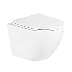 Фото Комплект BelBagno Uno BB3105CHR/SC/BB002-80/BB014-SR-BIANCO кнопка смыва белая