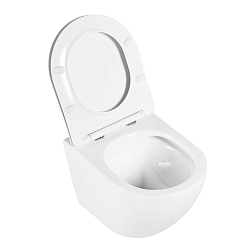Фото Комплект BelBagno Uno BB3105CHR/SC/BB002-80/BB014-SR-BIANCO кнопка смыва белая