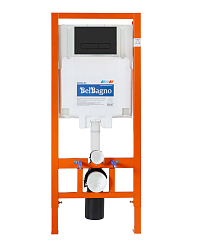 Фото Комплект BelBagno Ardente-C BB3202CHR-MB/BB3202SC-MB/BB002-80/BB007-PR-NERO.M кнопка смыва черная матовая