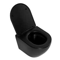 Фото Комплект BelBagno Colorado BB062CHR-MB/BB062SC-MB/BB002-80/BB007-PR-NERO.M кнопка смыва черная матовая