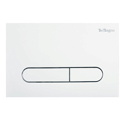 Фото Кнопка смыва BelBagno Prospero BB004-PR-BIANCO белый