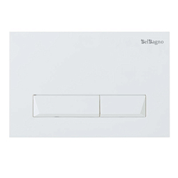 Фото Кнопка смыва BelBagno Marmi BB009-MR-BIANCO белый