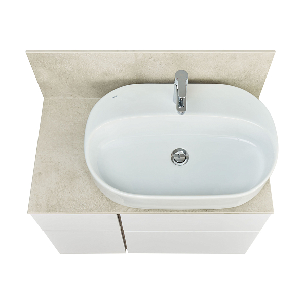 Столешница Aquaton Мишель 80 c панелью, керамогранит , изображение 2