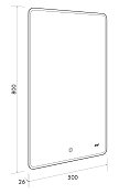 Изображение Зеркало Dreja Point 50 c подсветкой Зеркало Dreja Point 50 c подсветкой , изображение 9