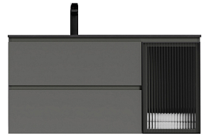 Фото Тумба с раковиной Orans BC-2055-1000L 100 L серый