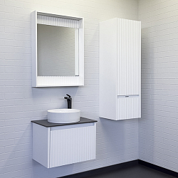 Фото Тумба с раковиной Comforty Марсель 60 белый матовый