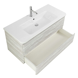 Фото Тумба под раковину BelBagno Albano-Cer 102 подвесная, rovere vintage bianco