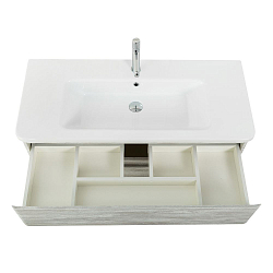 Фото Тумба под раковину BelBagno Albano-Cer 102 подвесная, rovere vintage bianco