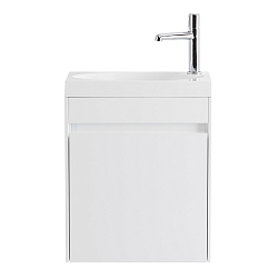Фото Тумба под раковину BelBagno Pietra Mini 46 L подвесная, bianco lucido