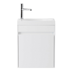 Фото Тумба под раковину BelBagno Pietra Mini 46 R подвесная, bianco lucido