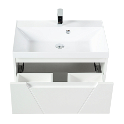 Фото Тумба под раковину BelBagno Vittoria 90 VITTORIA-900-2C-SO-BL подвесная, bianco lucido