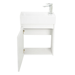 Фото Тумба под раковину BelBagno Kraft Mini 50 L подвесная, bianco opaco