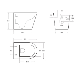 Фото Унитаз подвесной BelBagno Flay-R BB053CHR/BB870SC