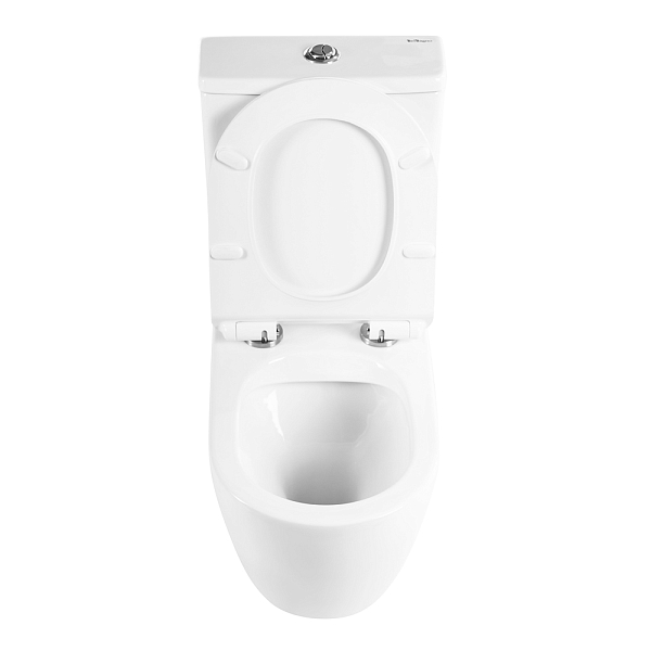 Унитаз-компакт BelBagno Sfera-R BB2141CPR/ BB2111SC безободковый , изображение 6
