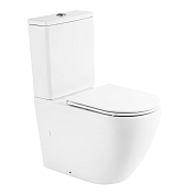 Унитаз-компакт BelBagno Sfera-R BB2141CPR/BB870SC безободковый , изображение 1