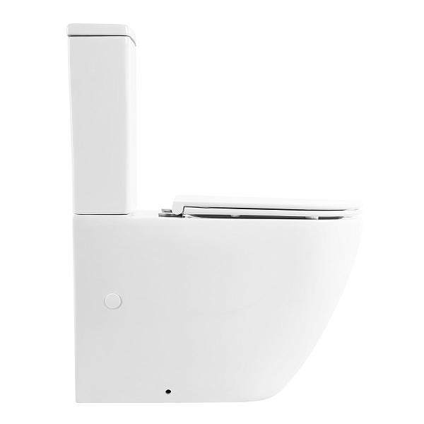 Унитаз-компакт BelBagno Sfera-R BB2141CPR/BB870SC безободковый , изображение 2