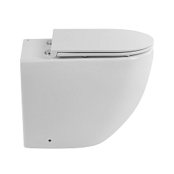 Фото Унитаз приставной BelBagno Sfera-R BB2141CBR/BB870SC безободковый