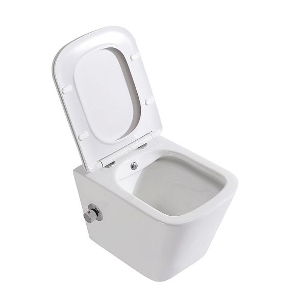Унитаз подвесной BelBagno Due BB3103CHR-BS/SC , изображение 5