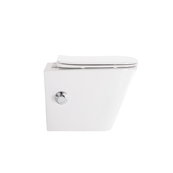 Унитаз подвесной BelBagno Due BB3103CHR-BS/SC , изображение 2