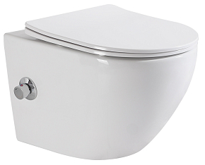 Фото Унитаз подвесной BelBagno Uno BB3105CHR-BS/SC