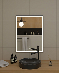 Фото Зеркало Sintesi Kanto black 60