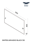 Изображение Зеркало Sintesi Armadio black 120 Зеркало Sintesi Armadio black 120 , изображение 14