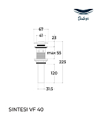 Изображение Донный клапан Sintesi VF-40BM для раковины Донный клапан Sintesi VF-40BM для раковины , изображение 5