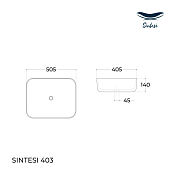 Раковина Sintesi LVB-APP-403 50 см , изображение 2