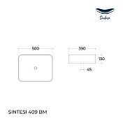 Изображение Раковина Sintesi LVB-APP-409BM 50 см Раковина Sintesi LVB-APP-409BM 50 см , изображение 2