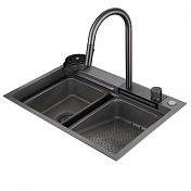 Изображение Мойка кухонная Abber Wasser Kreis AF2194NG никель Мойка кухонная Abber Wasser Kreis AF2194NG никель , изображение 1