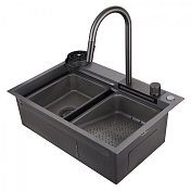 Изображение Мойка кухонная Abber Wasser Kreis AF2194NG никель Мойка кухонная Abber Wasser Kreis AF2194NG никель , изображение 2