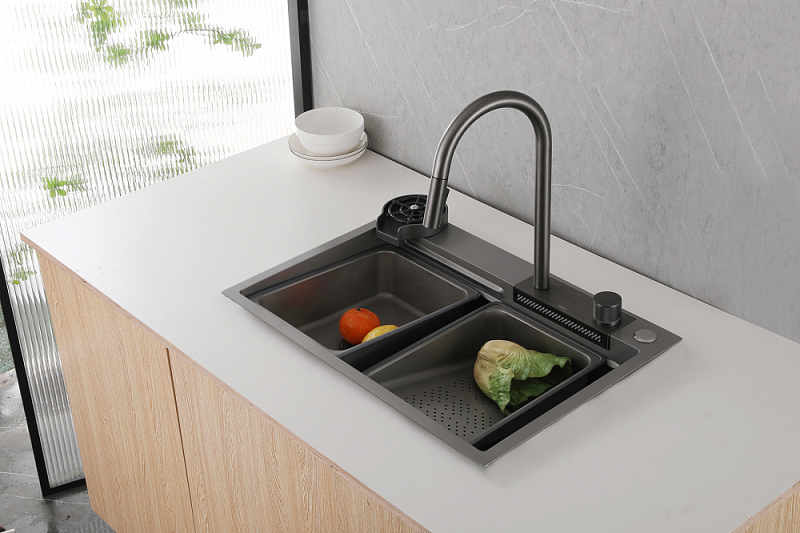 Мойка кухонная Abber Wasser Kreis AF2194NG никель , изображение 3