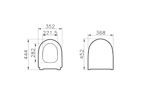 Фото Крышка-сиденье Vitra Sento 120-083-009 с микролифтом