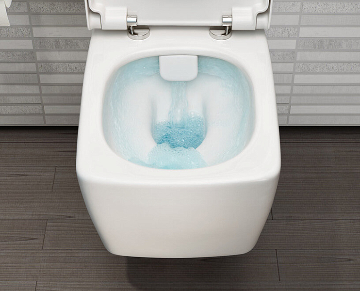 Унитаз подвесной Vitra Metropole 7672B003-1686 безободковый , изображение 6