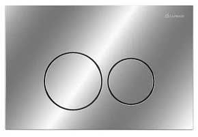 Фото Кнопка смыва Caprigo Dew ABS DA001 хром