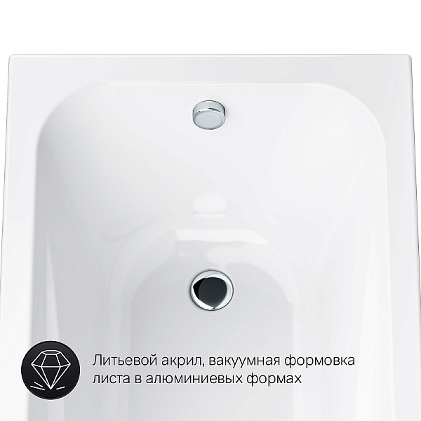 Акриловая ванна AM.PM Sense 170х70 , изображение 7