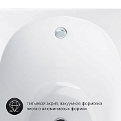 Изображение Акриловая ванна AM.PM Spirit 170х70 Акриловая ванна AM.PM Spirit 170х70 , изображение 6