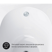 Изображение Акриловая ванна AM.PM Spirit 150х70 Акриловая ванна AM.PM Spirit 150х70 , изображение 6