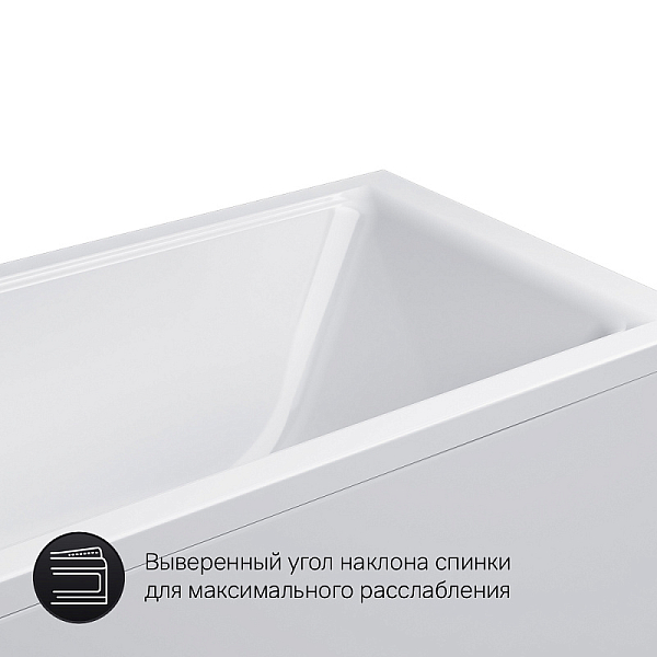 Акриловая ванна AM.PM Gem 170х75 , изображение 5