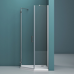 Фото Душевой уголок BelBagno Kraft P-1-100-C-Cr-L